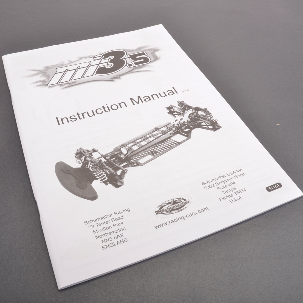 Schumacher Instr Manual - Mi3.5 (U3283)