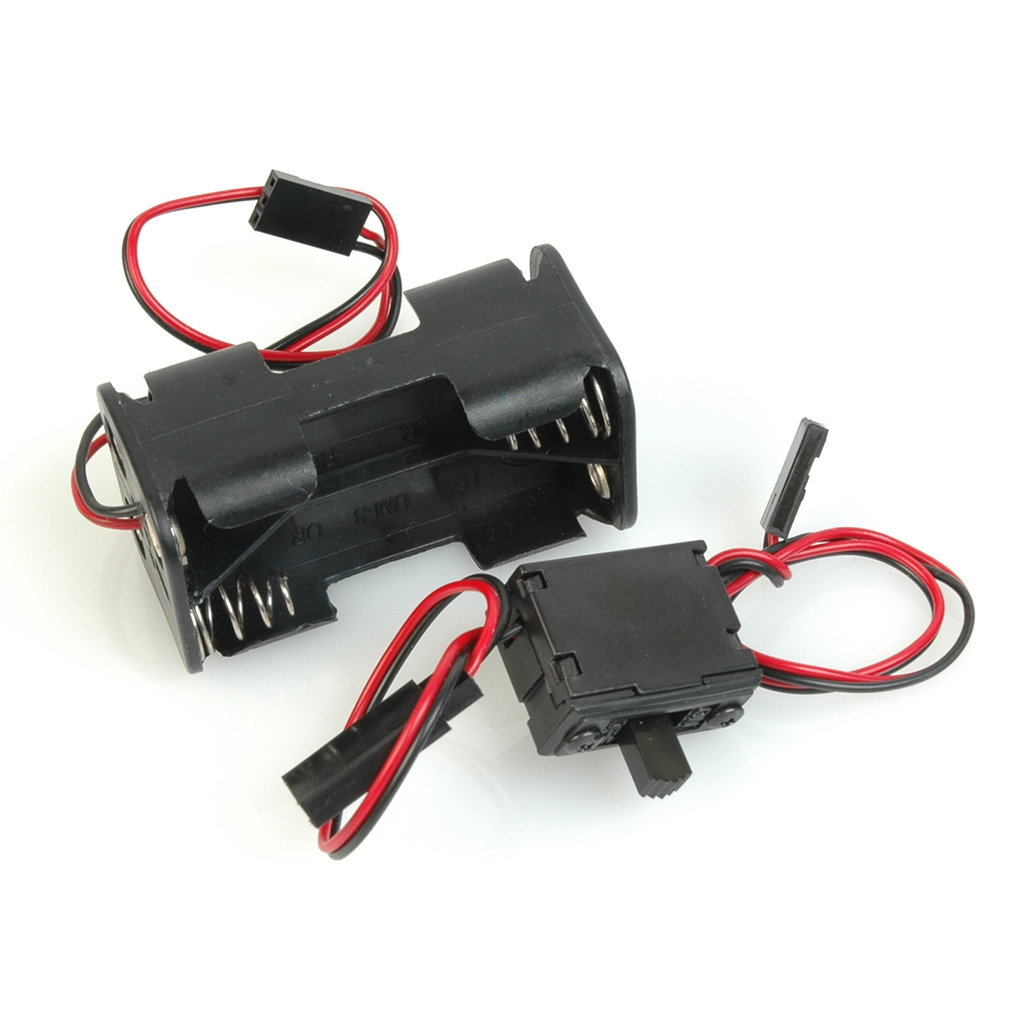Schumacher Radio Switch and Battery Holder - Manic (U3471)