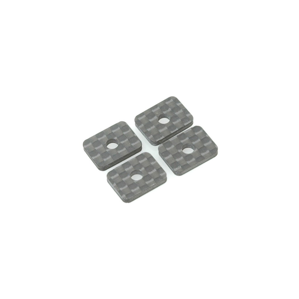 Schumacher C/F LiPo Battery Locater; Micro  pk4 - Mi4LP/CX (U3569)