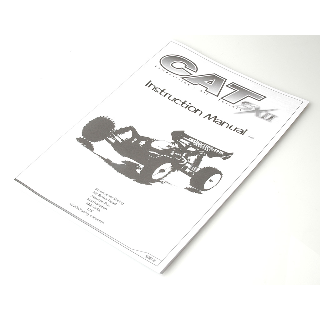 Schumacher Manual - CAT SX2 (U3586)