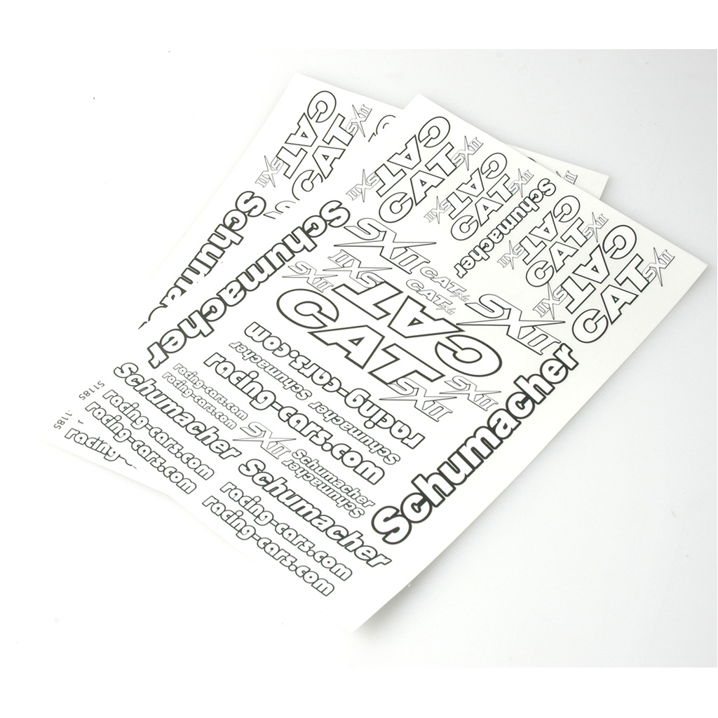 Schumacher Decal sheet - CAT SX2   pk2 (U3587)