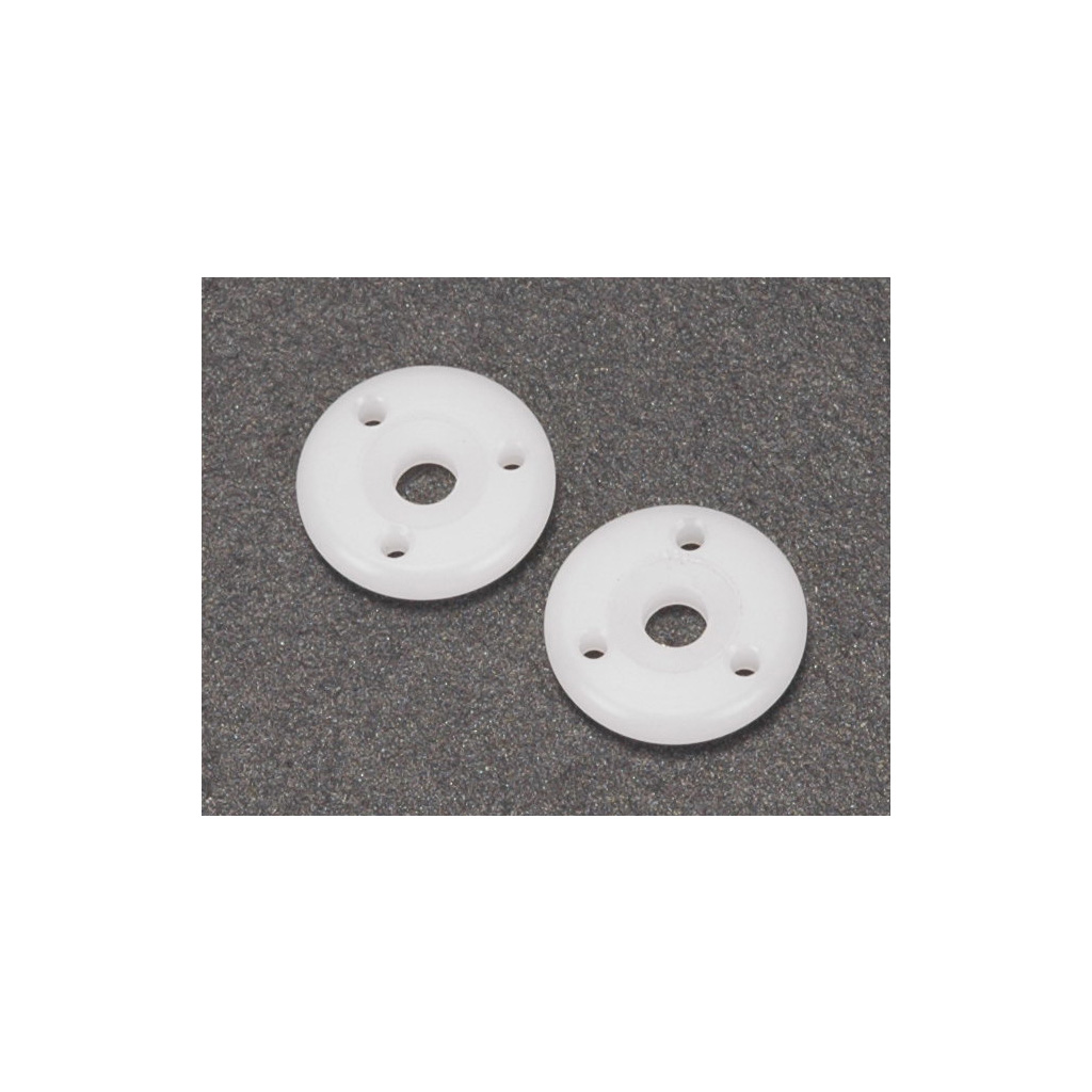 Schumacher Big Bore Piston; 3 Hole White 1.5 Rounded (pr) (U3770)