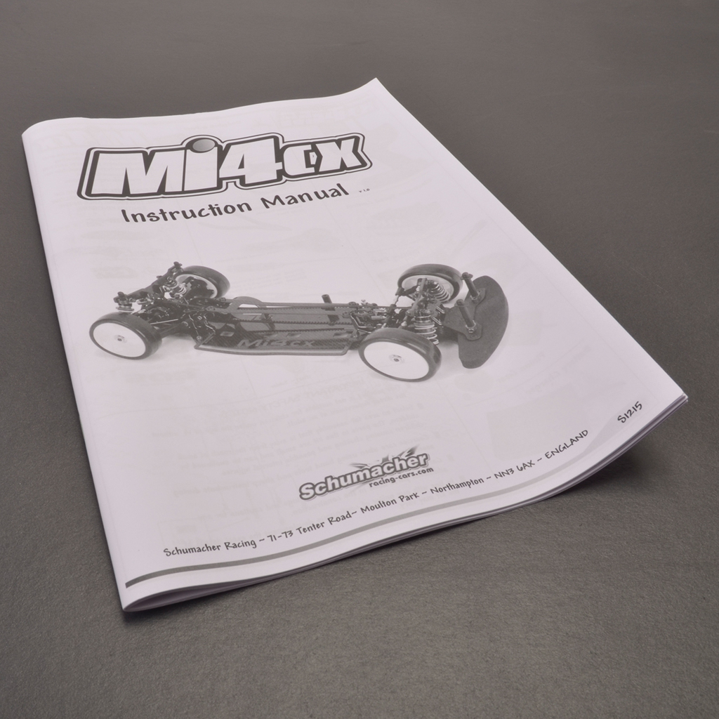 Schumacher Instruction Manual - Mi4CX (U3812)
