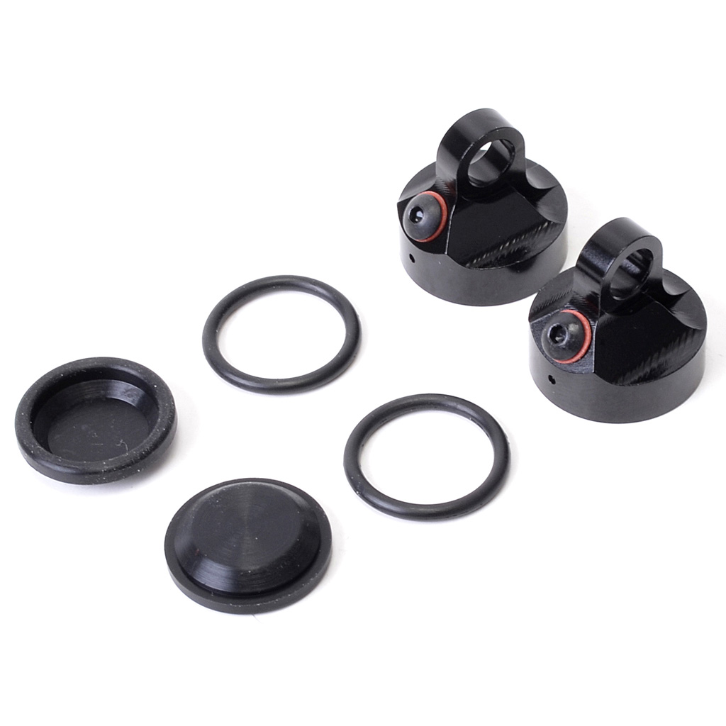 Schumacher Vented Shock Caps - Big Bore - (pr) (U4209)