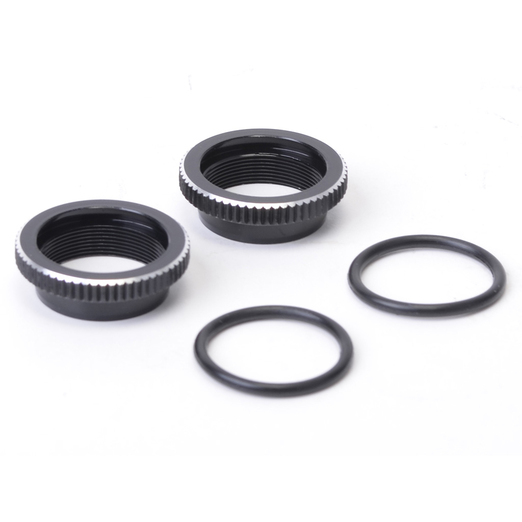 Schumacher Big Bore Shock Adjusting Collar (Black) - pr (U4371)