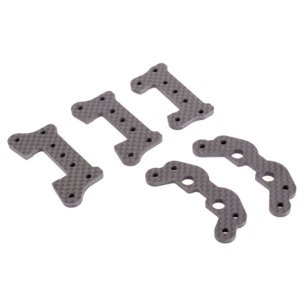 Schumacher C/F Link Mount Options; Fr + Rr Cougar KR  Set5  (U4394)