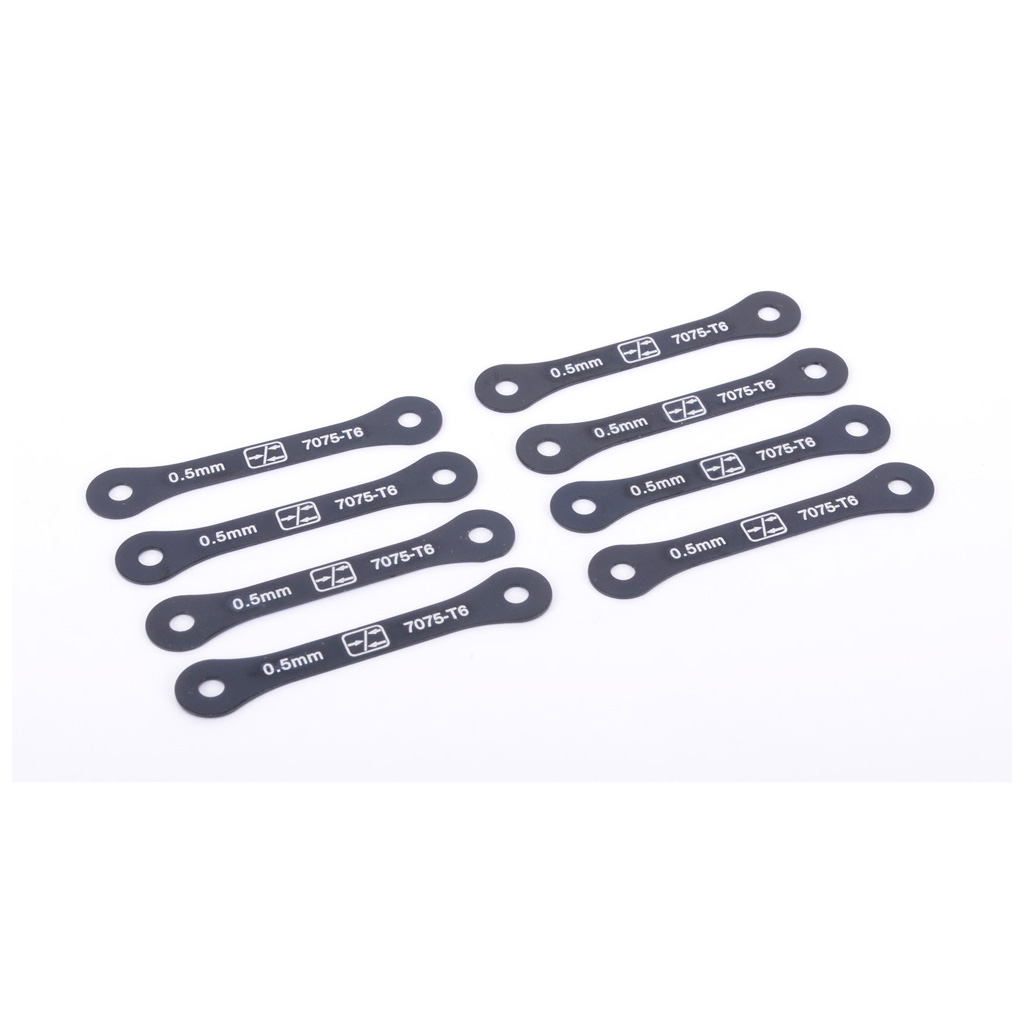 Schumacher Alloy wishbone spacers - Mi5evo (8pc) (U4583)