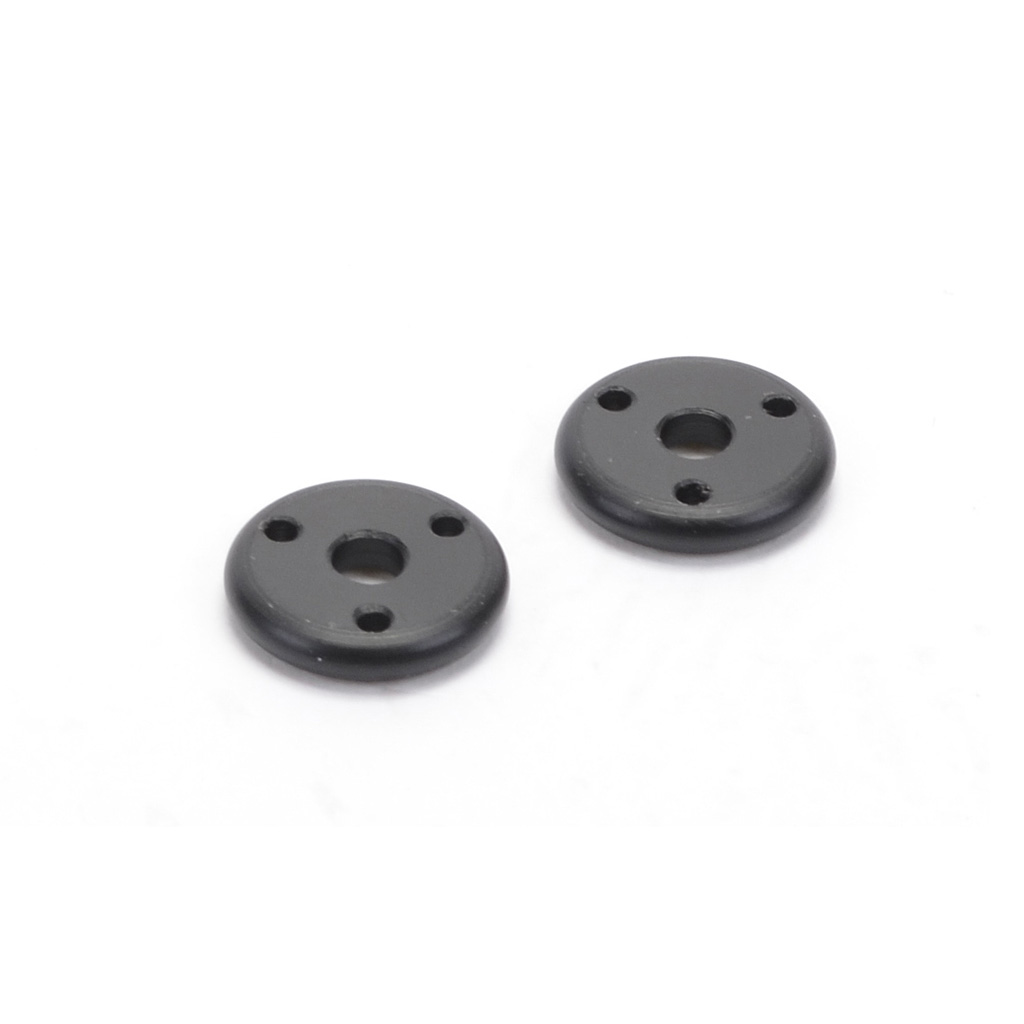 Schumacher Big Bore Piston - 3 Hole Black 1.6 Rounded (pr) (U4701)