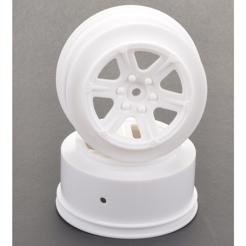 Schumacher Short Course Wheel - White +3 offset pr (U4732)