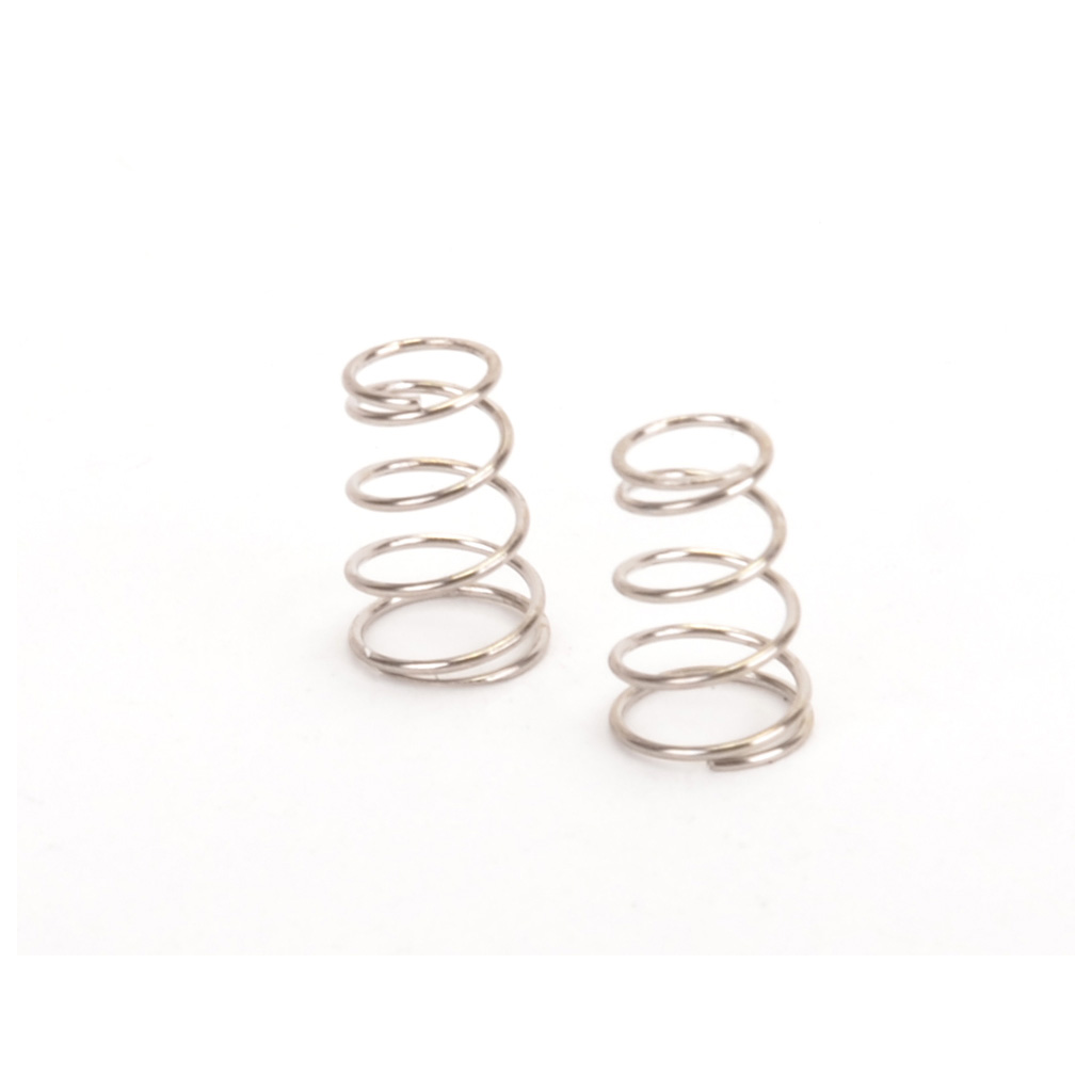 Schumacher Rear Springs Nickel - Hard pr - A1-A3,E1-E6,Icon/2 (U4841)