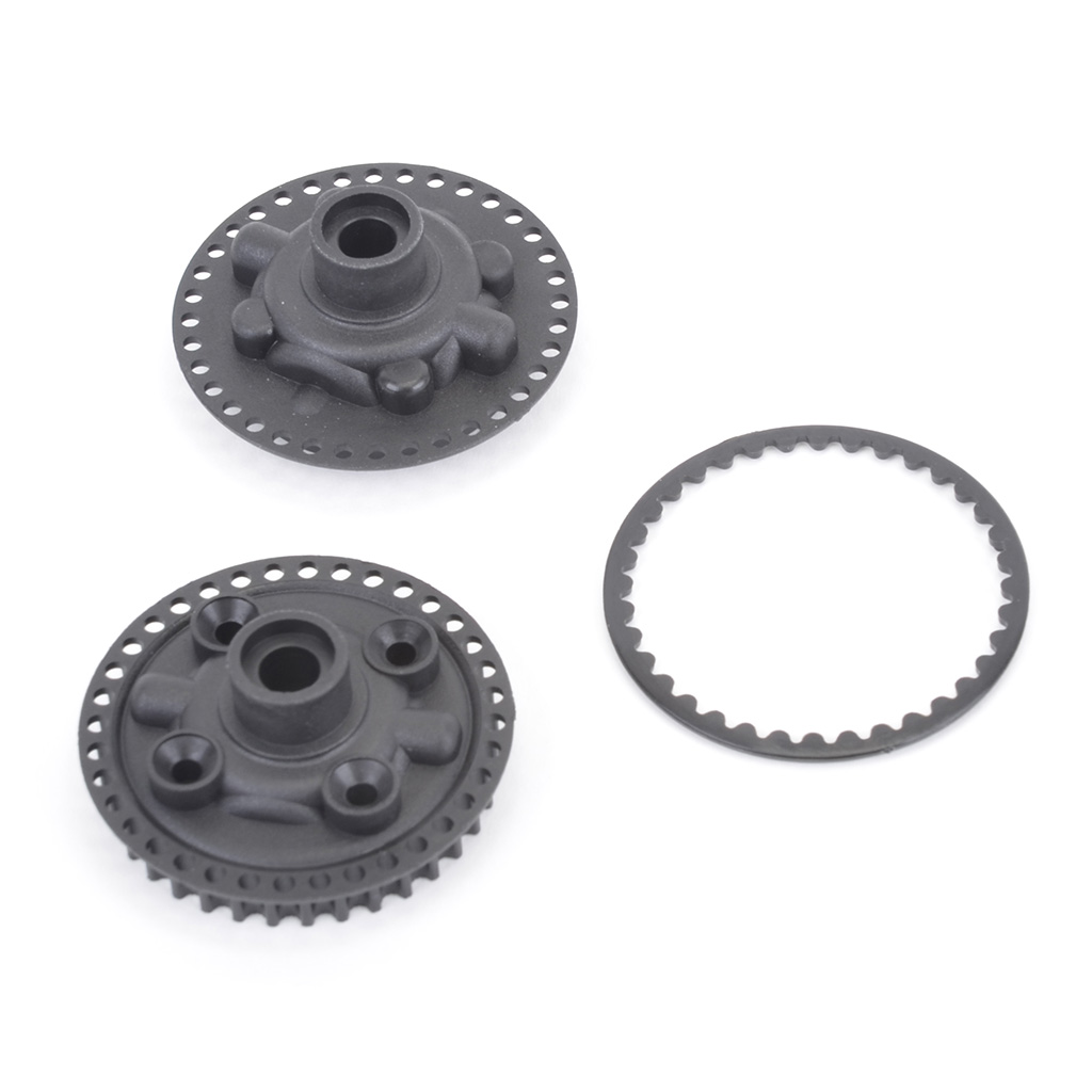 Schumacher Gear Diff Pulley, Cover and Fence - Mi6/evo (U4879)