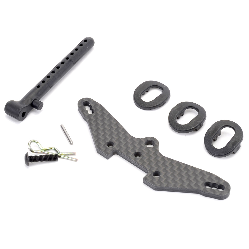 Schumacher C/F Front Shock Mount  5th Post - Mi6/evo (U4916)