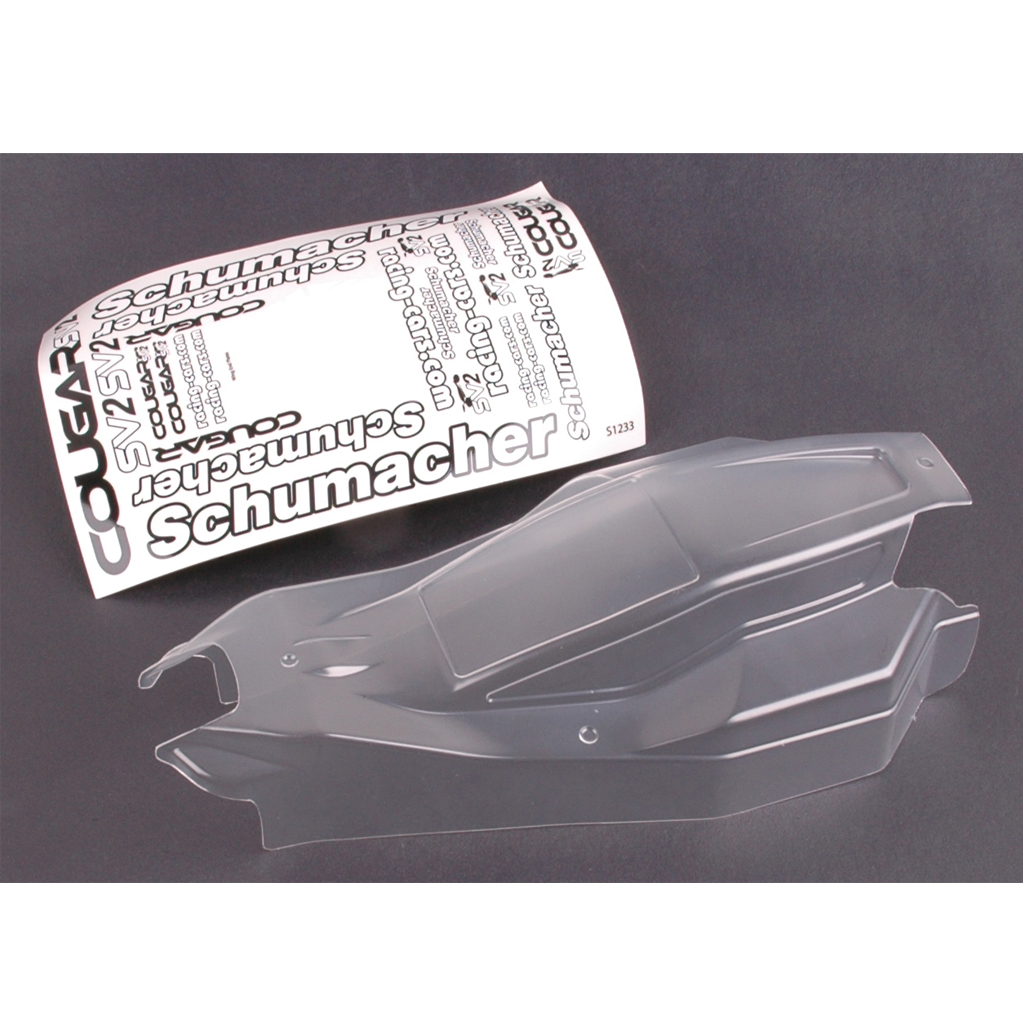 Schumacher Bodyshell + Decals - Cougar SV2 (U5109)