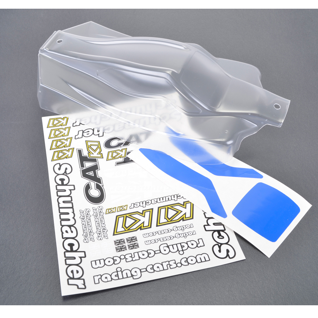 Schumacher Bodyshell + Decal + Window Mask K1 Aero (U5123)