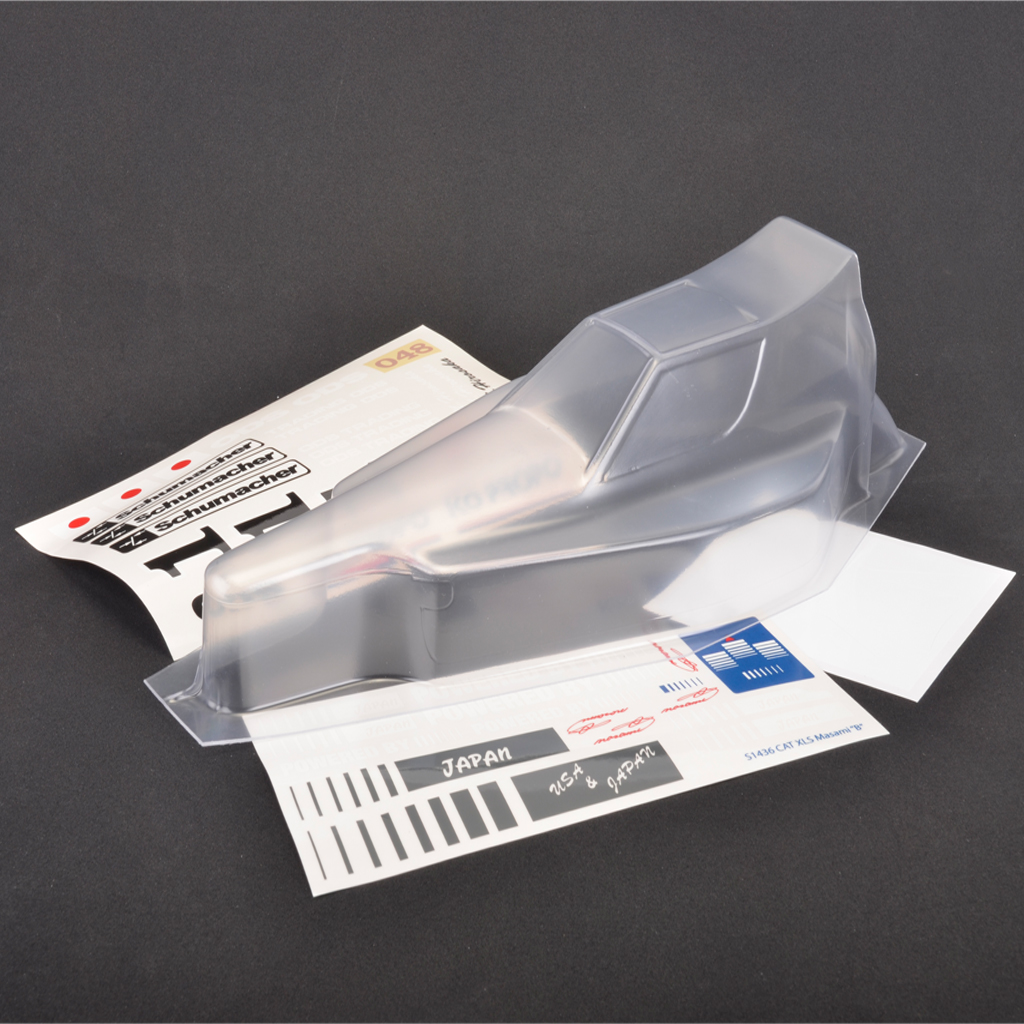 Schumacher Bodyshell+Decal+Window Mask - CAT XLS (U5136)