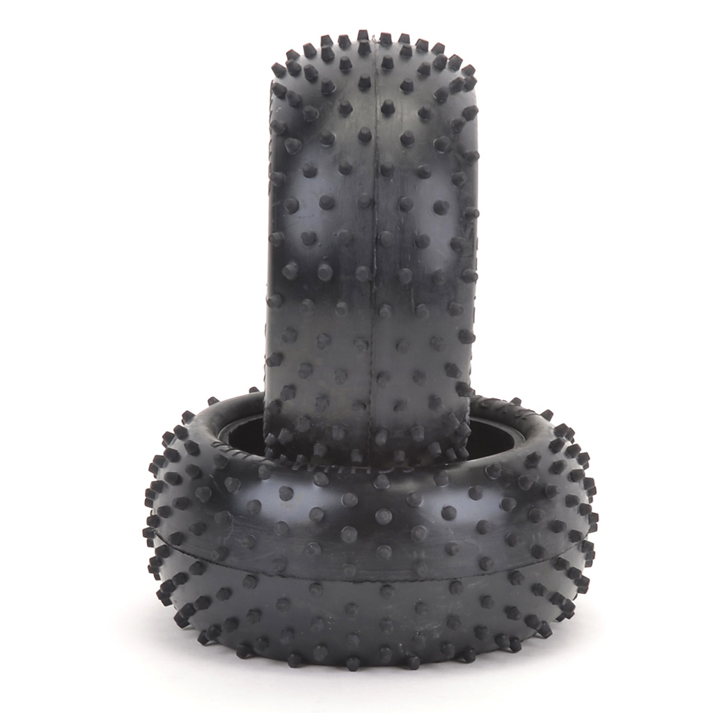 Schumacher Mini Spike 2; Rear Tyres - Yellow (pr) (U6558)