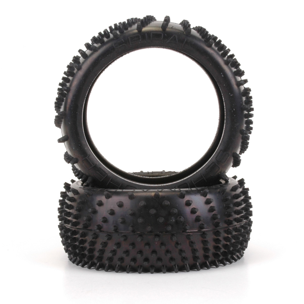 Schumacher SPIRAL 1/8th Tyre - Yellow  (pr) (U6721)