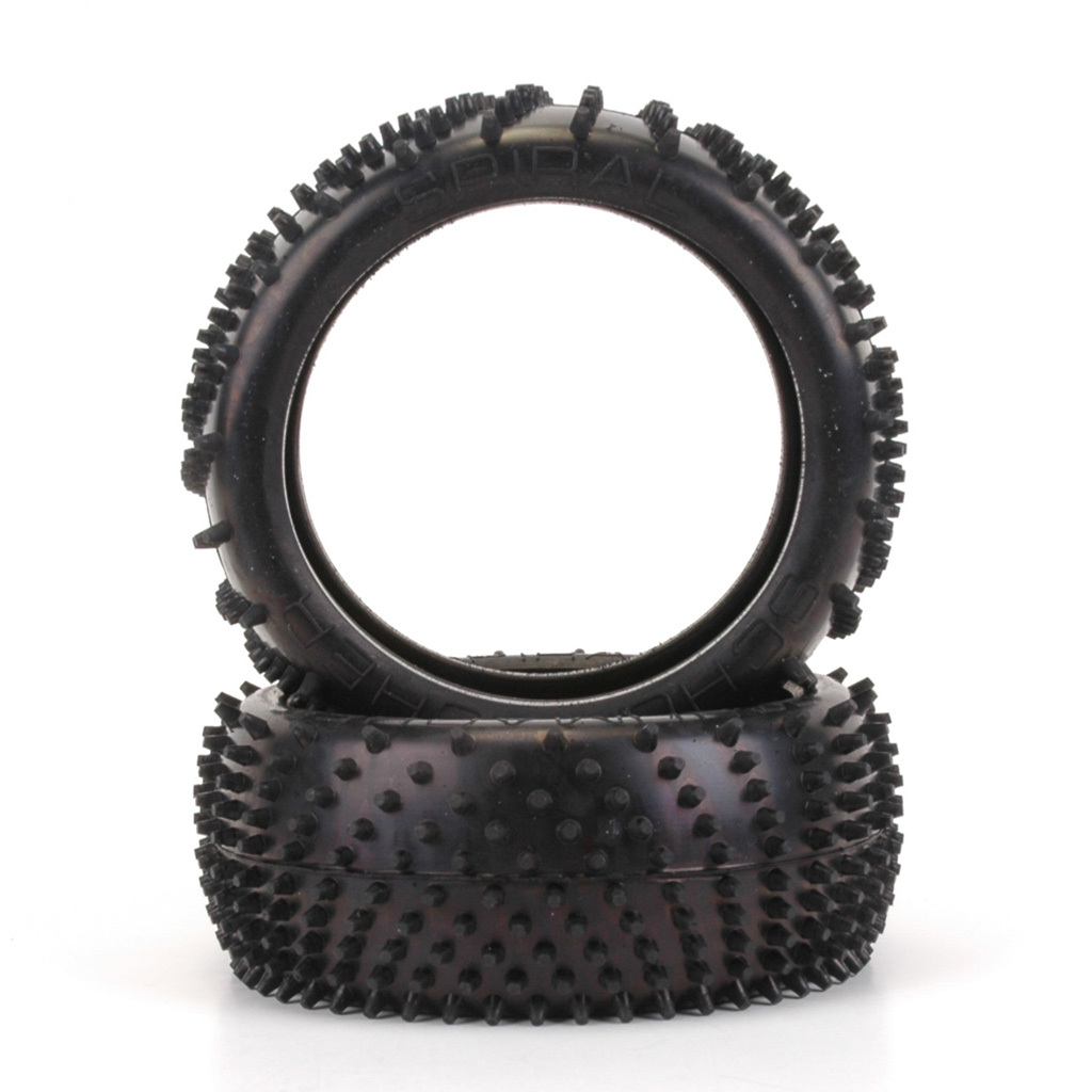 Schumacher SPIRAL 1/8th Tyre - Silver  (pr) (U6756)