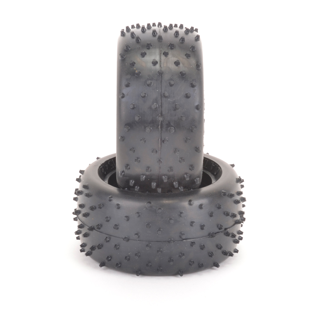 Schumacher Mini Spike Tyre 2&quot; Rear - 15 x 12 - Yellow pr  (U6849)