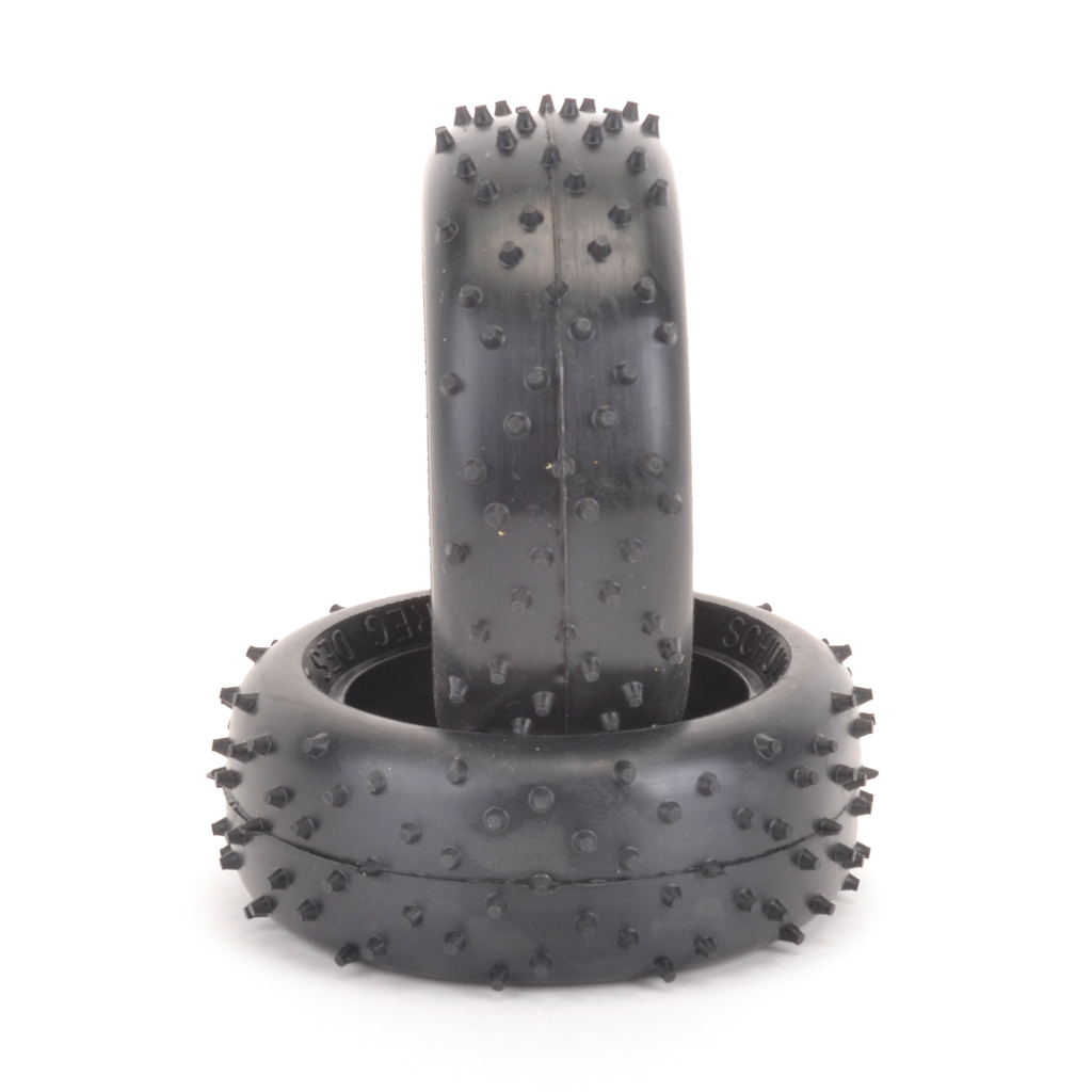 Schumacher Mini Spike Tyre 2&quot; Front - 11 x 12 - Yellow pr (U6850)