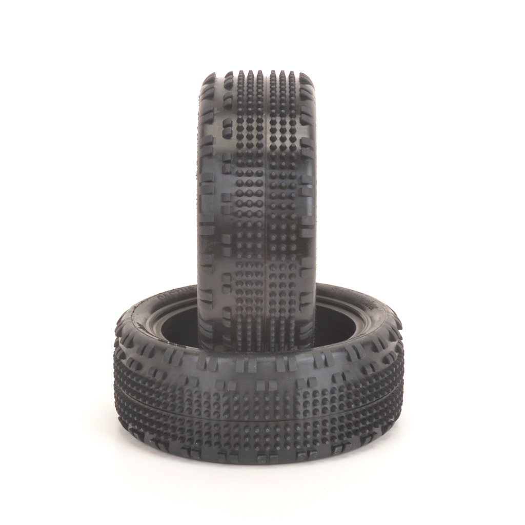Schumacher Cactus Fusion 2 - 1/10 4WD Tyres - Front - Yellow (U6895)