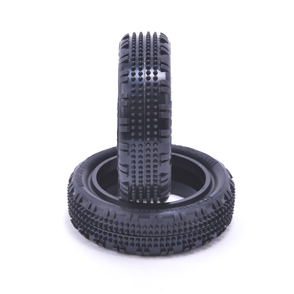 Schumacher Fusion Slim - 1/10 2WD Tyres - Front - Yellow - pr (U6901)