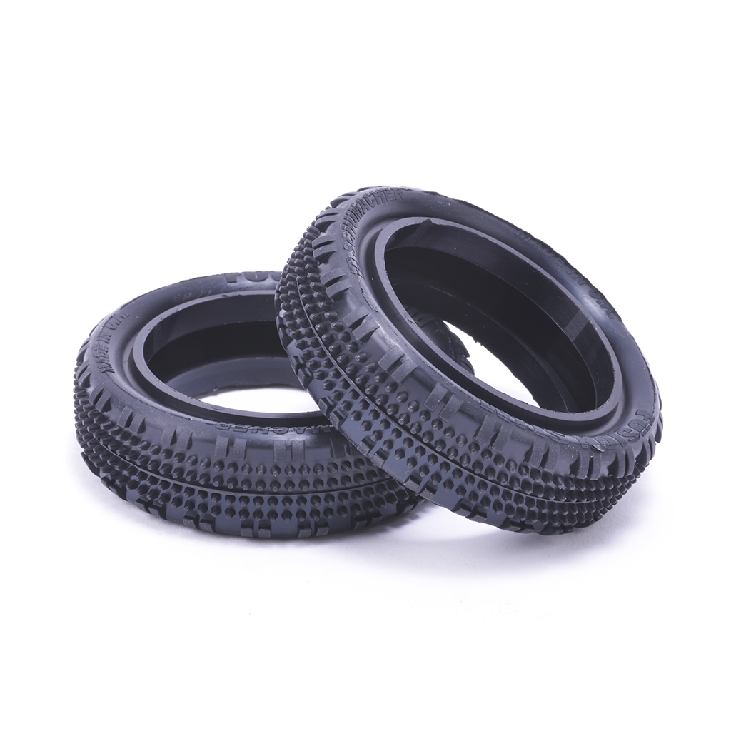 Schumacher Fusion Slim - 1/10 2WD Tyres - Front - Yellow - pr (U6901)