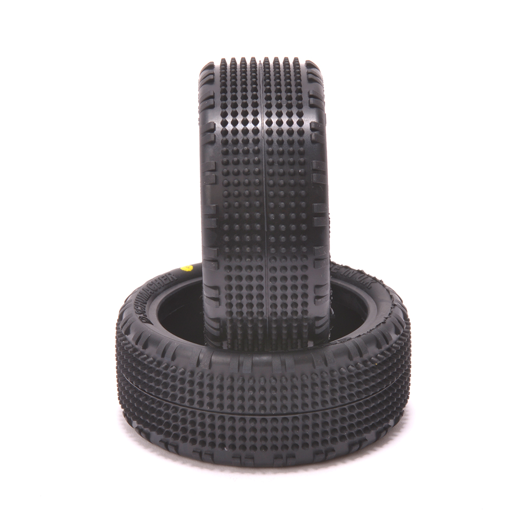 Schumacher Shard - 1/10  4WD Tyres - Front - Yellow - pr (U6907)