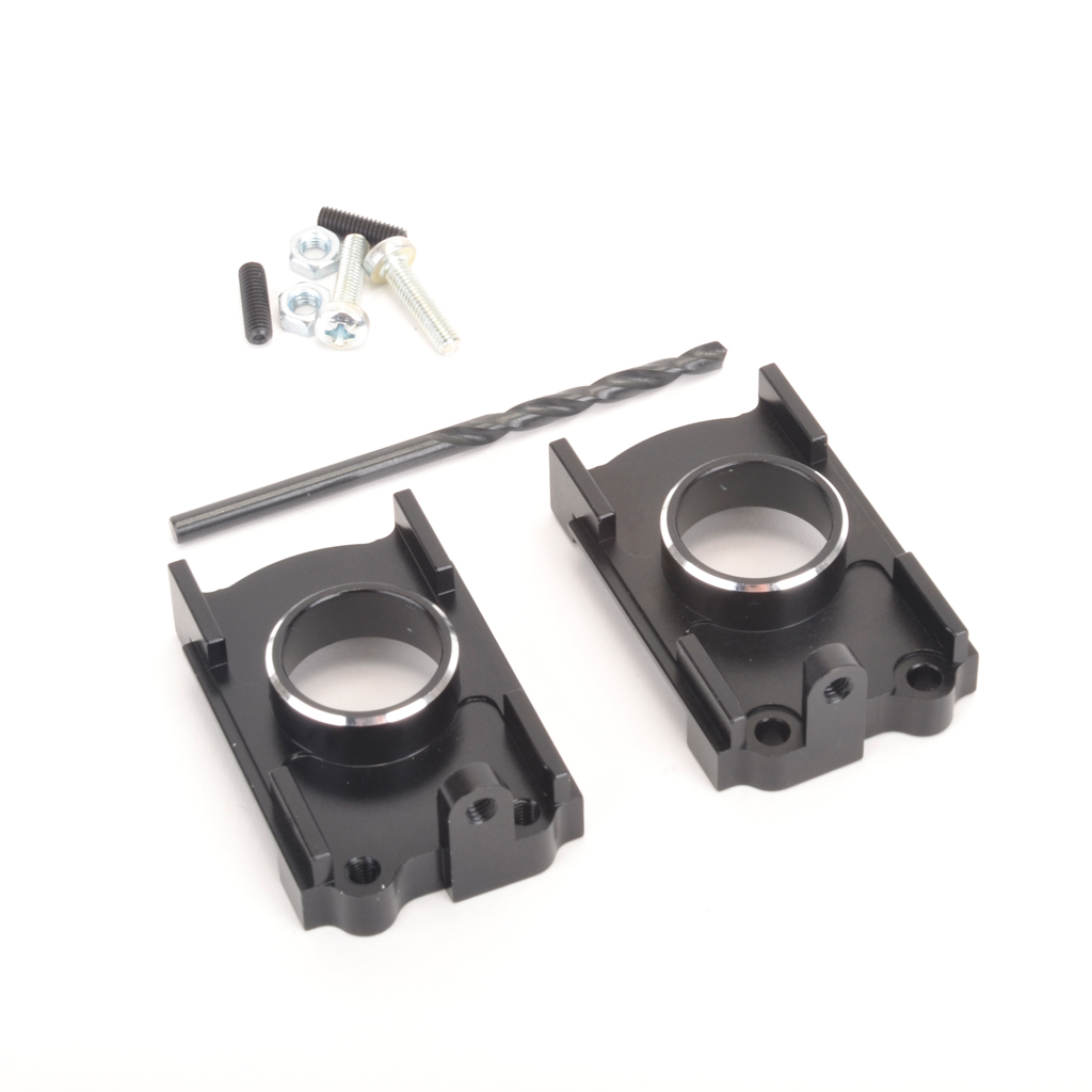 Schumacher Alloy Front Trans Housings V2 - XLS,PC (U7293)