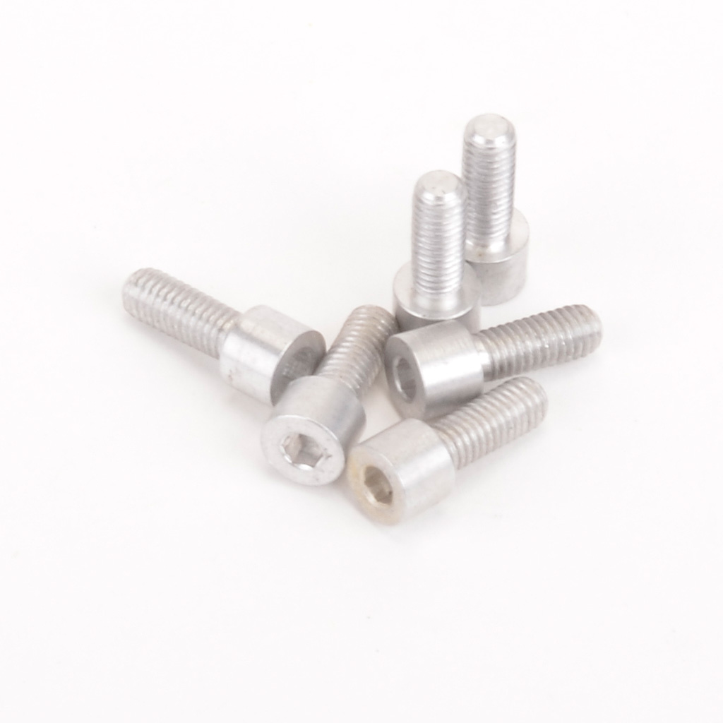 Schumacher Alloy Rear Wheel Screws pk6 - A1-A3,E1-E6 (U7298)