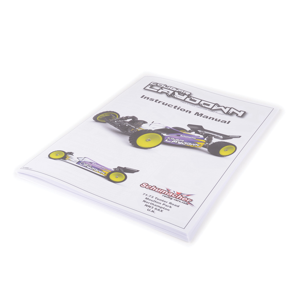 Schumacher Instruction Manual - Cougar-Laydown (U7612)