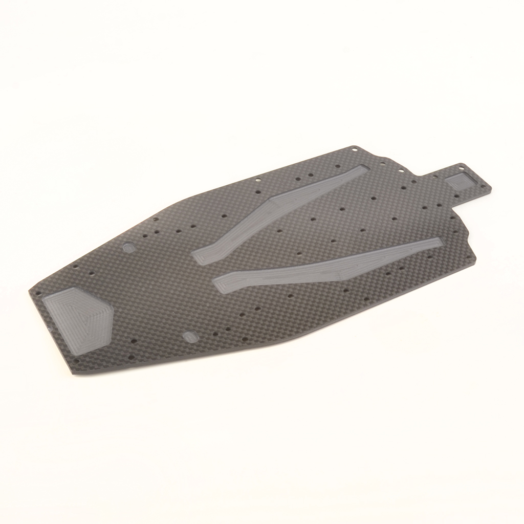 Schumacher C/F Chassis (-5mm) - Cougar-Laydown (U7657)