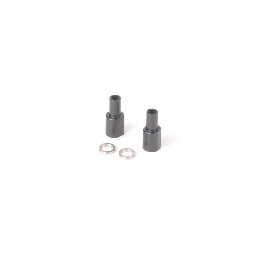 Schumacher Alloy Steering Pivots/Spacers - Mi7-9,Neon (pr) (U7773)