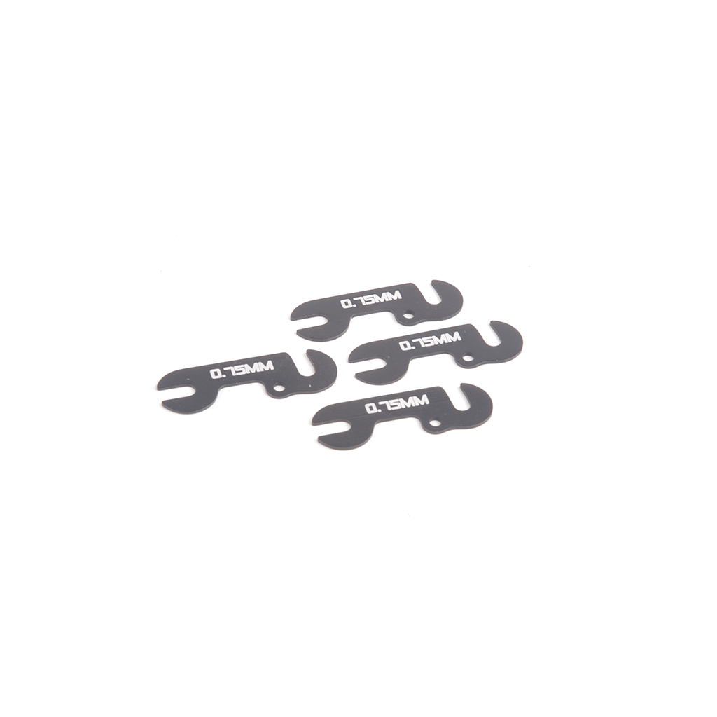 Schumacher Alloy Ride Height Spacer 0.75mm - Atom 2/3 (pk4) (U7921)