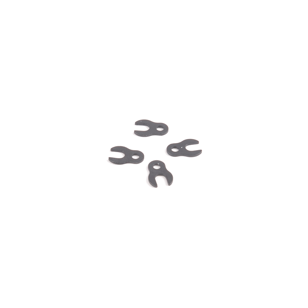 Schumacher Alloy Spacer Clip 0.75mm pk4 - E3-E6,Icon/2 (U7944)