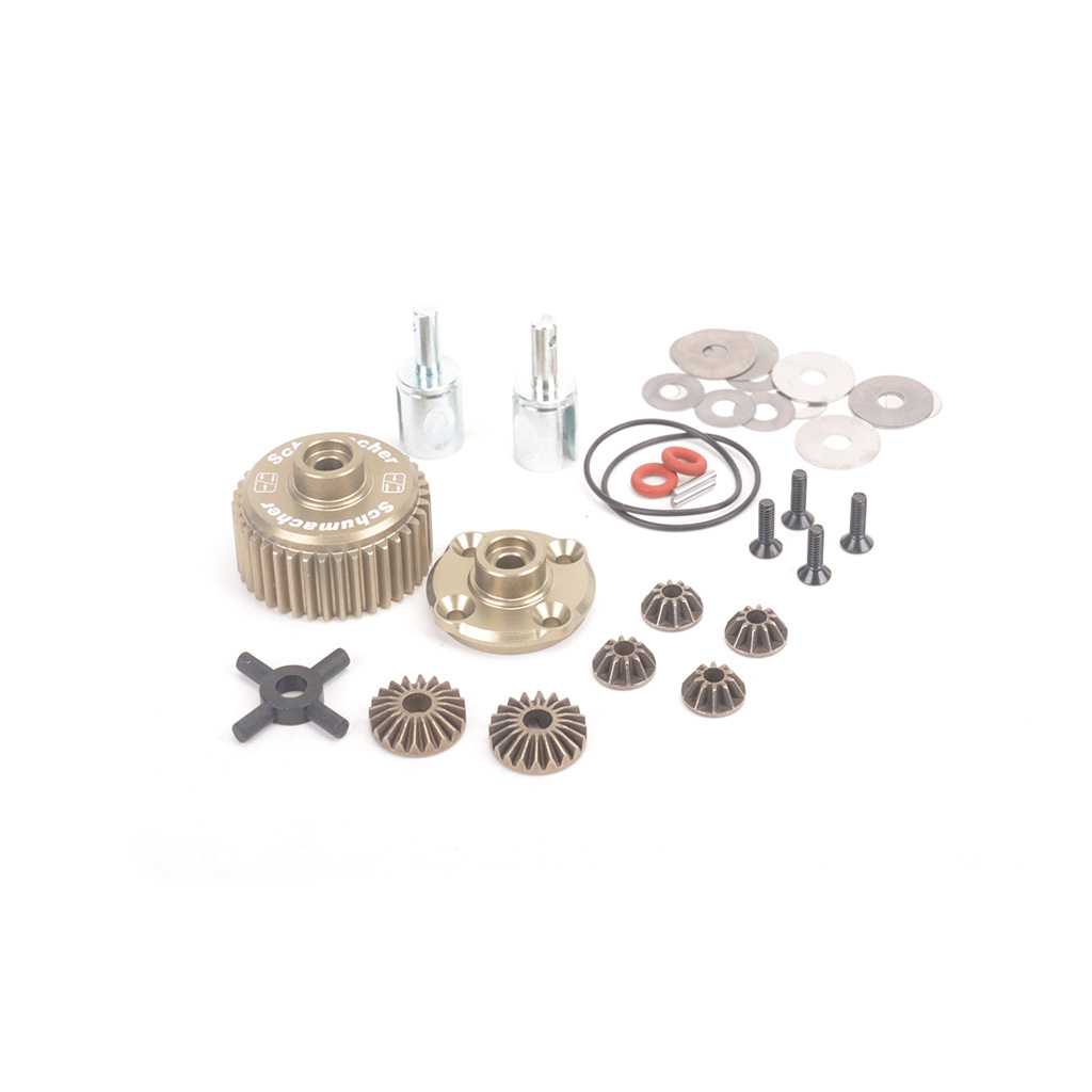 Schumacher Alloy Diff Complete - KR,KD,LD/2,ST (U7994)