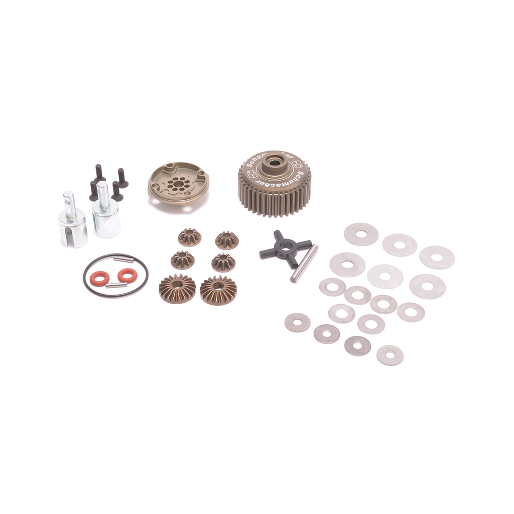 Schumacher Alloy Diff Complete V2 - KR,KD,LD/2/3,ST/2 (U8396)