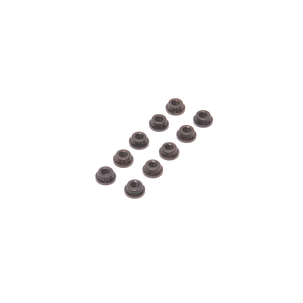 Schumacher M3 Brass Black Thread Inserts - pk10 (U8794)