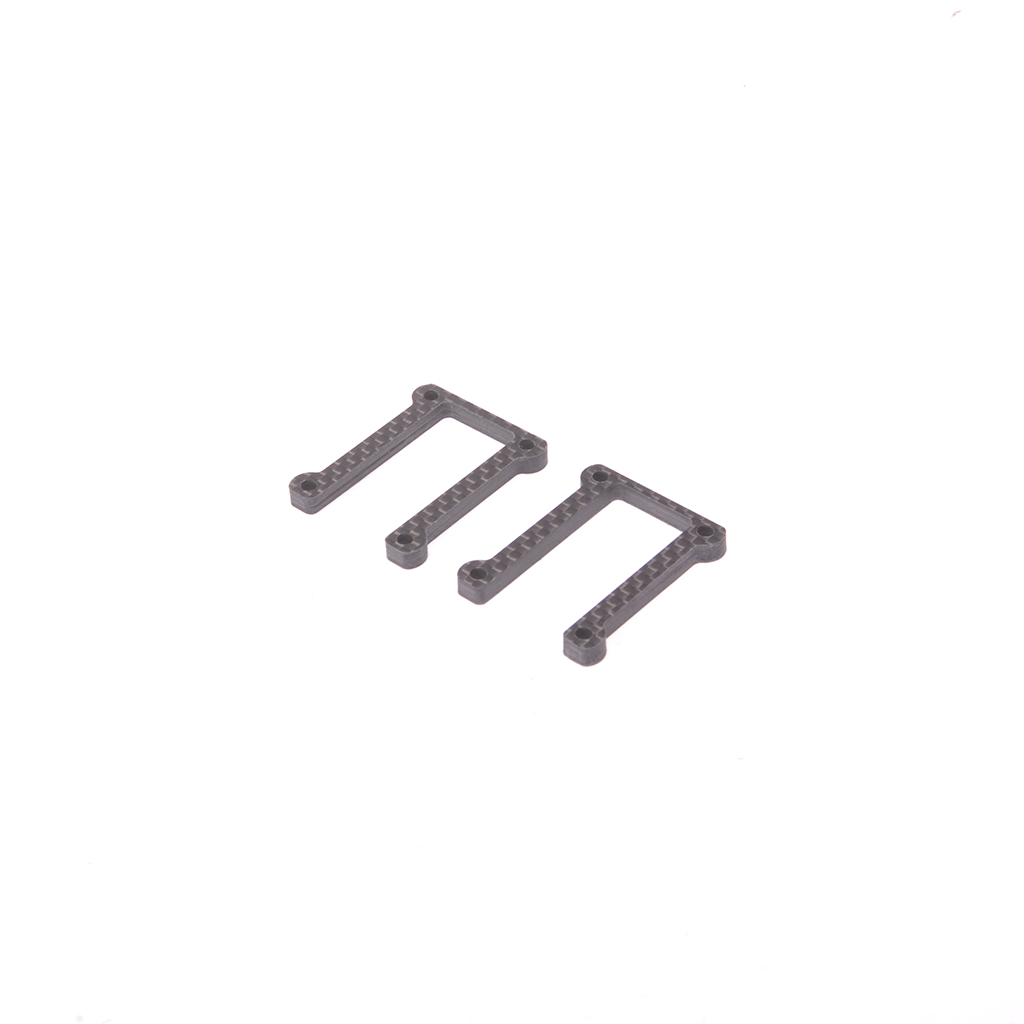 Schumacher C/F Upper Link Mount 4mm Spacer (pr) - Neon (U8865)
