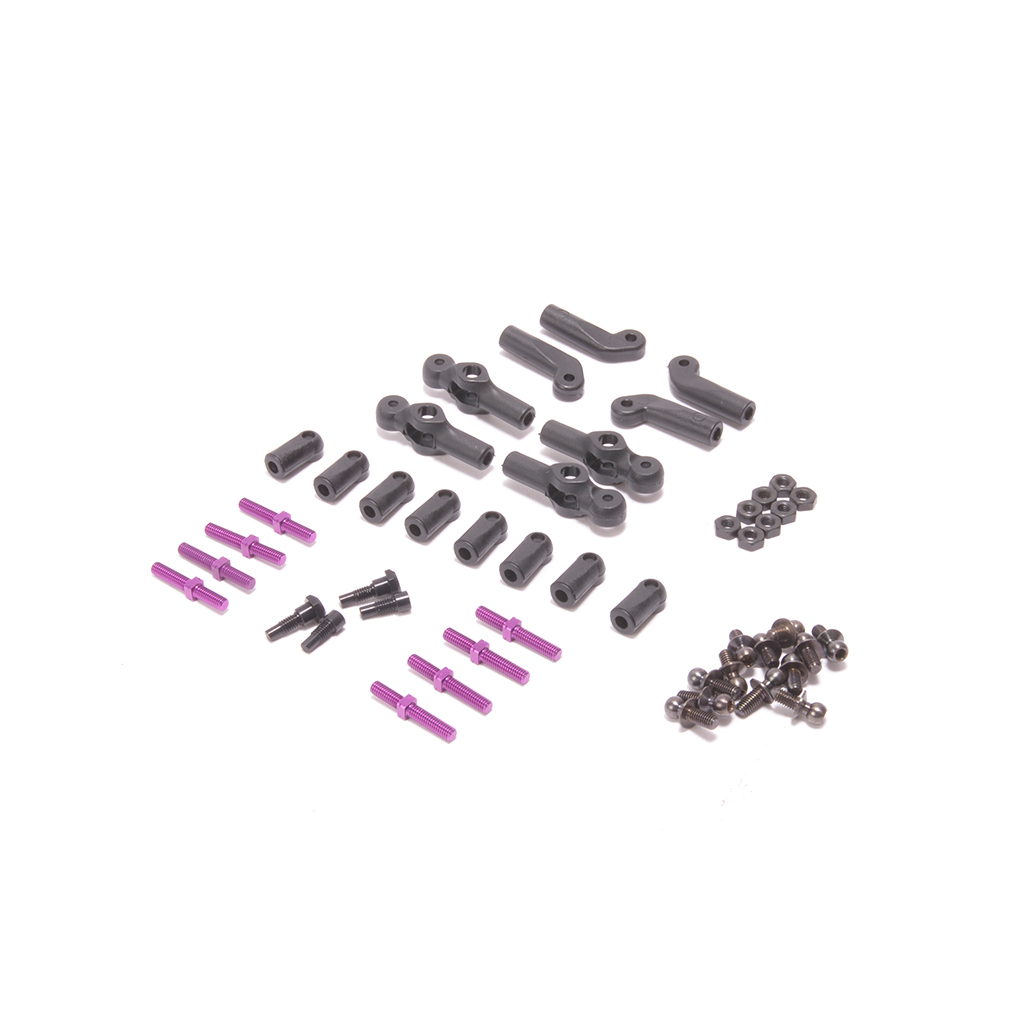 Schumacher Adjustable Upper Wishbone Set - Neon (U8893)
