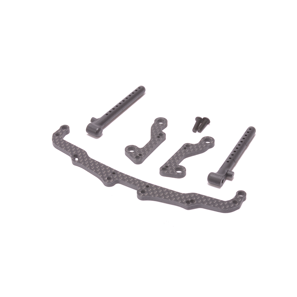 Schumacher C/F Lightweight Rear Shock Mount Set - Mi9 (U9078)