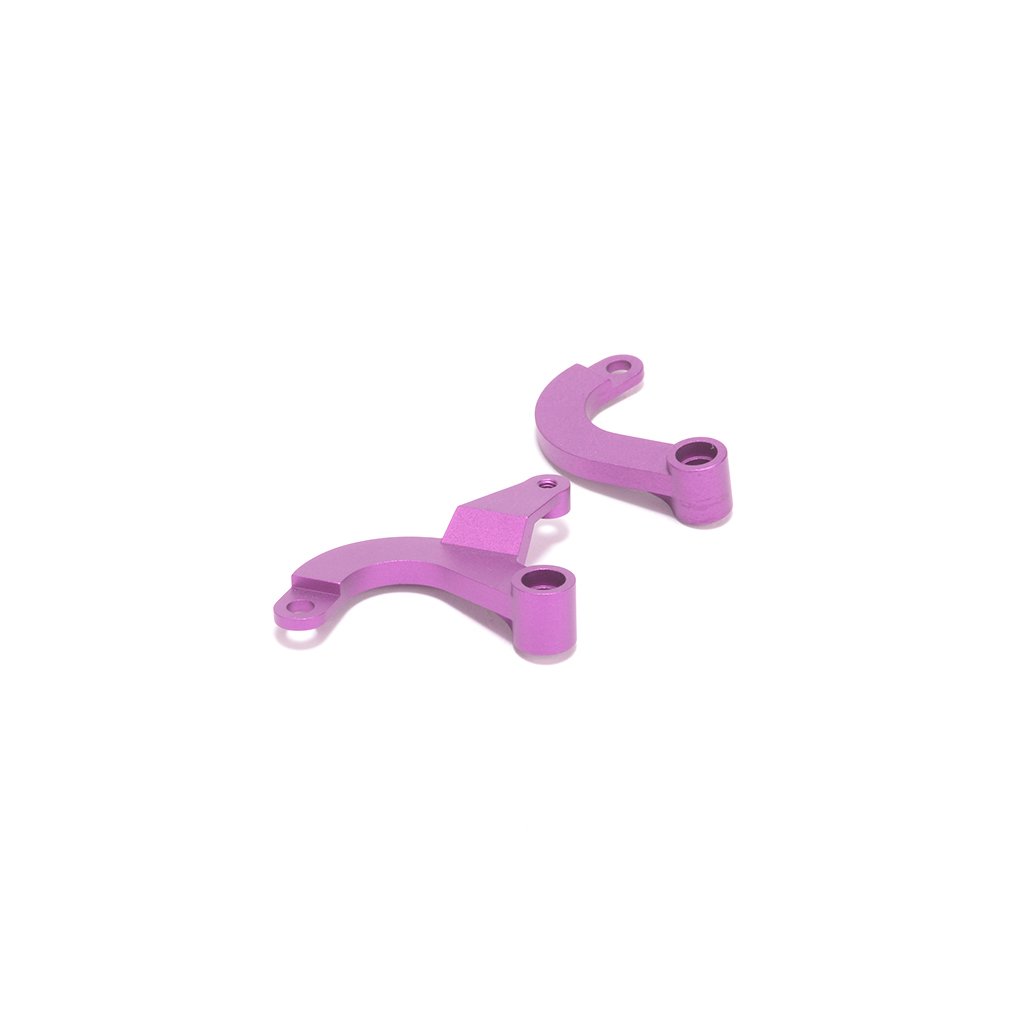 Schumacher Purple Alloy Steering Radius Arms (pr) - C2W (U9546)