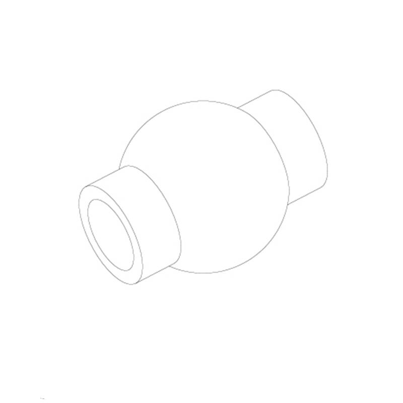 UDIRC UCX24 4*4.7 Hollow Ball Screw(8Pcs) (UCX24-S014)