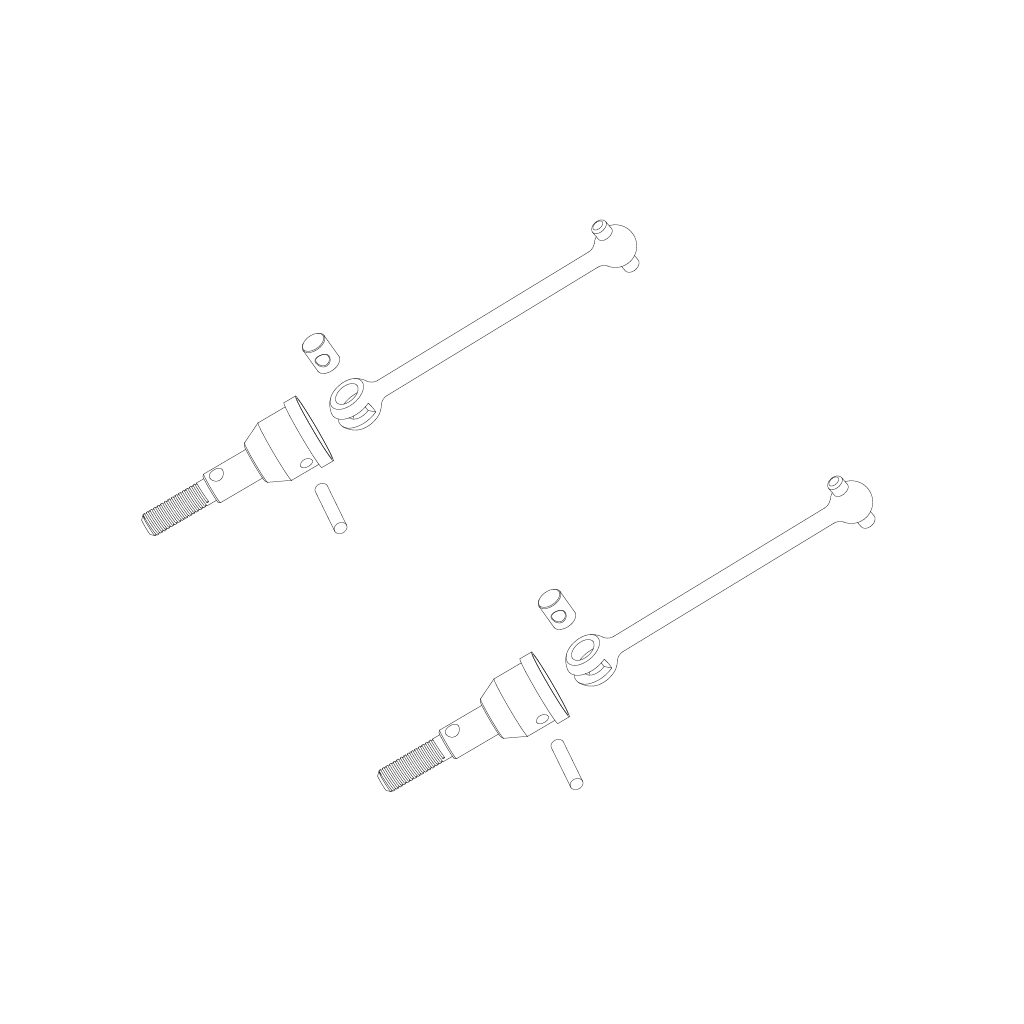 UDIRC Metal Front CVD Shafts (UD1601-023)
