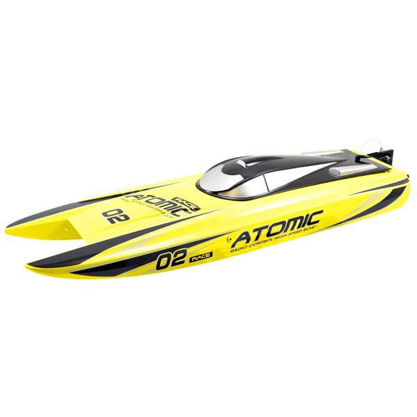 Volantex Racent Atomic 70cm B/Less Raceboat RTR Combo(Yel) (UK Plug) (V792-4YC)