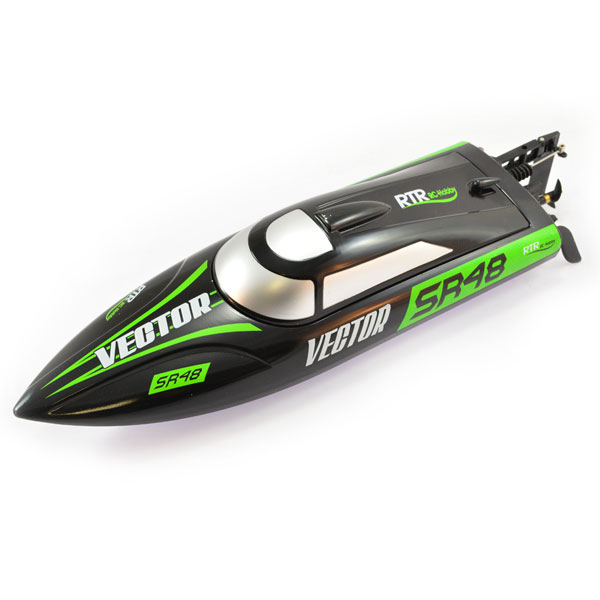 Volantex Racent Vector Sr48 Brushless Boat ARTR - Black (V797-3B-BL)