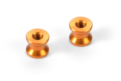 Xray Alu Mount 6.0mm - Orange (2) (XR376366-O)