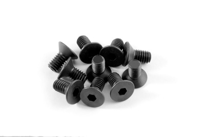 Xray Hex Screw Sfh M4X8  (10) (XR903408)