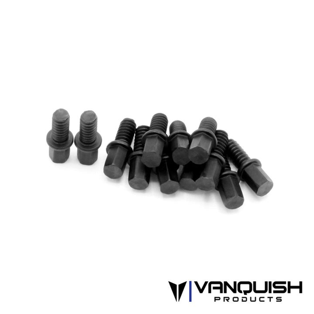 Vanquish Scale Black SLW Hub Screw Kit (VPS01702)