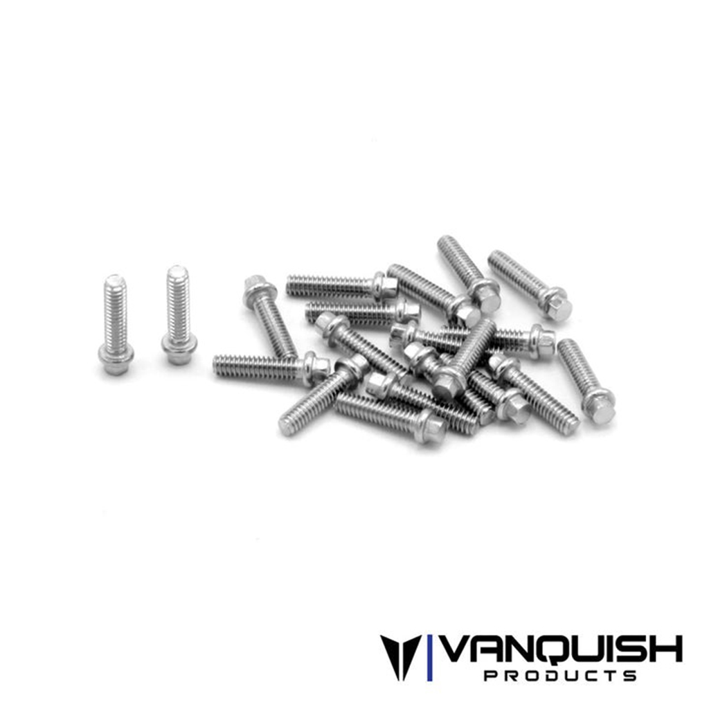Vanquish M2x8mm Forged Scale Stainless Steel (20) (VPS01710)